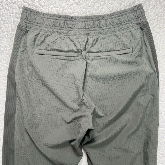 Athleta Textured Brooklyn Jogger Women’s 2 Pants Dark Olive Green Athliesure Gym - Picture 5 of 10